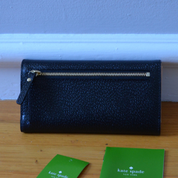 KATE SPADE Black Leather Crossbody Bag + Wallet - Picture 9 of 14